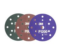 3M™ 34422 25X Hookit™ Dischi Abrasivi Flessibili 15Fori Purple P1200