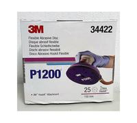 3M 34422 DISCHI ABRASIVI FLESSIBILI P1200 PEZZI 25