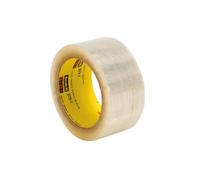 3M 375E Nastro da imballaggio, trasparente, 75 mm x 66 m