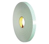 3M 4032 Nastro Biadesivo in Schiuma di Uretano, 12 mm X 66 m, 18 Pezzi