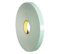 3M 4032 Nastro Biadesivo in Schiuma di Uretano, 50 mm X 66 m, 5 Pezzi