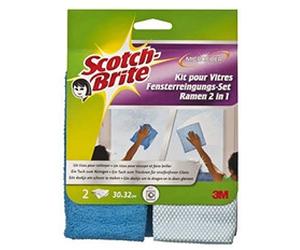 3M 4046719419043 - Panni in microfibra per finestre