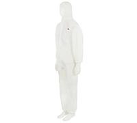 3M 4520S Tuta Protettiva, Tipo 5/6, Taglia S, Bianco / Verde