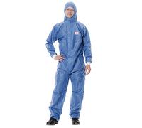 3M 4530 Indumento di protezione 5/6, SMMS Polipropilene, FR (Flame Retardant), Blu, Taglia L