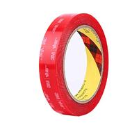 3M 4910 doppio lato trasparente extra forte, nastro adesivo, impermeabile e ultra resistente alle alte temperature, per decorazione e fissaggio di auto, per casa, 20 mm x 4,72 m