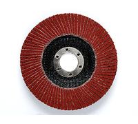 3M - Disco abrasivo lamellare 969F Cubitron II, platorello in fibra di vetro conico ⌀ 125 mm 80