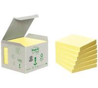 Post-it Foglietti adesivi 76x76 mm Canary Yellow – 6 blocchetti da 100 – carta 100% riciclata