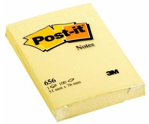 3M 656Y pouch autoadesiva Rettangolo Giallo 100 fogli Autoadesivo NEW
