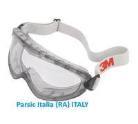 3M™ 2890A Occhiali a mascherina di protezione, ventilazione indiretta, lente trasparente in Acetato (AF)