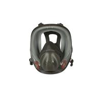 3m 7100015052 6900 maschera completa in silicone, taglia L, nero / grigio