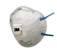 3M - 7100142986 - Mascherina 8822 Classic FFP2 - con valvola - monouso - 3M - conf. 10 pezzi (imbustati singolarmente) - 95712 - Conf. da 1 Pz. - 7100142986