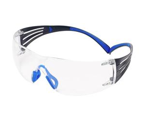 3M 7100148074 Occhialini e Occhiali di Sicurezza Lavoro Occhialini di Sicurezza Blu, Grigio