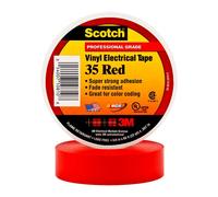 3M™ 80611211568 Scozzese 35 Intemperie Adesivo PVC Nastro Rosso 19mm X 20m