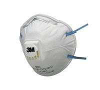 3M 8822 - Respiratore monouso, FFP2 NR D, con valvola, Pacco da 10 Pezzi