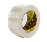 3m 8956 89565050 nastro adesivo a filamenti trasparente l x 50 m mm 1