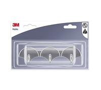 3M 96468 Barra Adesiva con 3 Ganci, out_of_Print, Set di 10 Pezzi