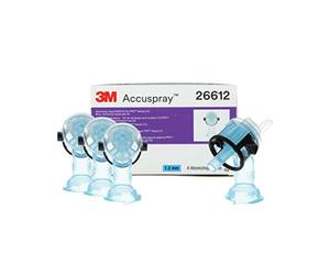 3M Accuspray Paint Spray Gun Nozzle Refills for PPS 2.0, 26612, 1.2 mm, Blue, Use with PPS 2.0 Spray Gun System for Like-New Paint Spray Performance, 4 Pack