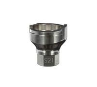 3M Adattatore per pistola a spruzzo PPS 2.0 S21, 26105, maschio da 14 mm, filettatura 1,0 mm, compatibile con numerose marche di pistole, 1 pezzo.