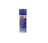 3M Adesivo Spray Mount/Bomboletta di Colla Spray, Trasparente, 400 ml