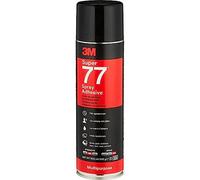 3M Adesivo Spray Super 77 Colla Universale Trasparente ad Asciugatura Rapida, Permanente, 500 ml, 1 Pezzo