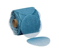 3M Blue Net 36449, rotolo di fogli abrasivi da 7,6 cm, grado 80+, confezione da 100, il migliore della categoria, praticamente privo di polvere, rotolo di fogli abrasivi