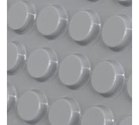 3M Bumpons SJ 5012, piedini autoadesivi per dispositivi, antiscivolo, diametro 12,7 mm, altezza 3,5 mm, grigio, 56 pezzi