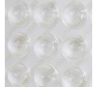 3M Bumpons SJ 5327 - Cuscinetti elastici autoadesivi emisferici, trasparenti, diametro 16 mm, altezza 7,9 mm, 40 pezzi