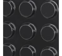 3M Bumpons SJ 5780 - Piedini autoadesivi per dispositivi, diametro 20 mm, altezza 5 mm, 24 pezzi, colore: Nero