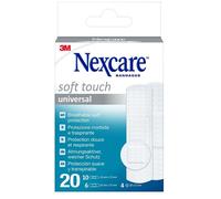 3M Cerotti Nexcare Soft Touch assortiti, 20 pezzi