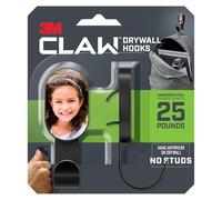 3M Claw 25 libbre ganci per cartongesso cornice foto, nero, 2 ganci