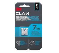 Command 3M Claw Gancio appendiquadri per cartongesso, 7 kg 3PH7-2WMR, 2 Ganci, Argento