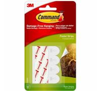 3M Command 17024ES Strisce per poster, bianco, confezione da 12