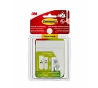 3M Command 8 Large and 4 Medium Picture Hanging Strips Value Pack White [Pack 12] 17209 - 7100235862 NEW
