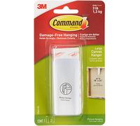 3M Command, gancio grande appendi quadro, bianco, con 2 strisce, acrilico