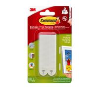 3M Command Large Picture Hanging Strips White Pack 4 17206 - 7100235867