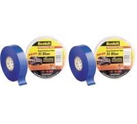 3M Company Electrical Tape, Blue Vinyl, Professional Grade, 3/4-In. X 66-Ft. (Confezione da 2)