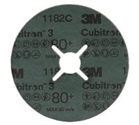 3M™ Cubitron™ 3 Fibre Disc 1182C, 60+, 9-1/8" x 7/8", Die 912J, 25/Bag