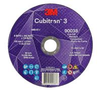 3M Cubitron 90048, 60+, T27, 6" x 0,03" x 7/8" (150 x 1,6 x 22,23 mm), ANSI, grana sagomata di precisione, per autobody e lamiera marina, tubi in acciaio inossidabile