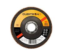 3M Cubitron Ii Disco Lamellare 967 A, 125 mm, 22.23 mm, 80 +, Conica, 10 Pezzi/Cartone