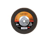 3M Cubitron II - Disco lamellare 967A, 60+, T29, cambio rapido, 17,8 x 5/8"-11, gigante, confezione da 5, applicazioni a media pressione, sbavatura leggera, rimozione incrostazioni, rimozione ossido