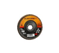 3M Cubitron II - Disco lamellare 967A, 80+, T29, 4" x 5/8", confezione da 10, applicazioni a media pressione, sbavatura leggera, rimozione incrostazioni, rimozione ossido, preparazione della