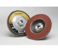 3M Cubitron II Flap Disc 967A, T29 Cambio rapido, 4-1/2" x 5/8-11, 80+, 10 per caso