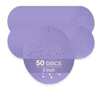 3M Cubitron II Hookit 31466 - Dischi abrasivi per levigatura, colore viola, 31466, grado 600+, confezione da 50, praticamente privi di polvere, ad alte prestazioni, lunga durata, modello multi-foro,