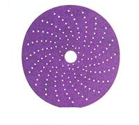 3M Cubitron II Hookit Clean Sanding Abrasive Disc 31372, 6 in, 220+ Grade, Pack of 50 Disc, Virtually Dust-Free, High Performance, Long Lasting, Multi-Hole Pattern, Feather Edging, Stock Removal