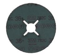 3M Disco in fibra (CER) 782C, Ø125mm, grana 36 Quantità:1