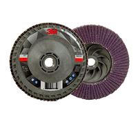 3M Disco lamellare 769F, 60+ YF-Weight, cambio rapido T29, 4-1/2" x 5/8"-11