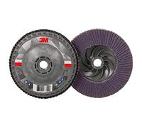 3M Disco lamellare 769F, 80+ YF-Weight, cambio rapido T27, 4-1/2" x 5/8"-11