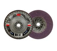 3M Disco lamellare 769F, peso 120+, cambio rapido T27, 4-1/2" x 5/8"-11