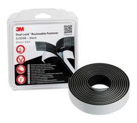 Nastro a strappo da incollare l x 2.5 m 25 mm nero 3m dual lock 1 pz