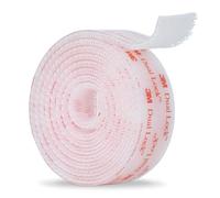 3M Dual Lock SJ3550 25 MM x 1,9 M Nastro Adesivo di Fissaggio Extra Forte Richiudibile da Trasparente 1 Rotoli a Forma Di Fungo Con Gancio e Passante Per Uso Interno ed Esterno